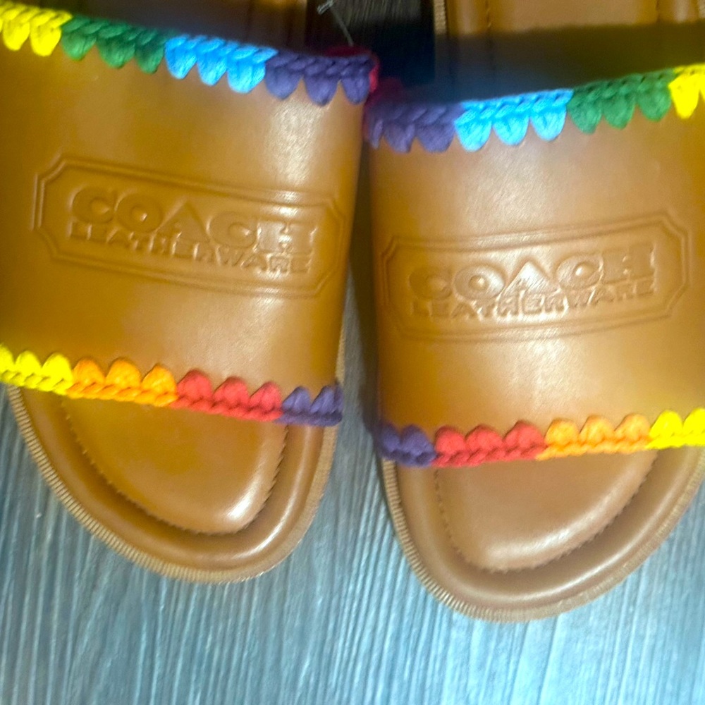 Men’s Coach Pride Slides - Picture 3 of 3
